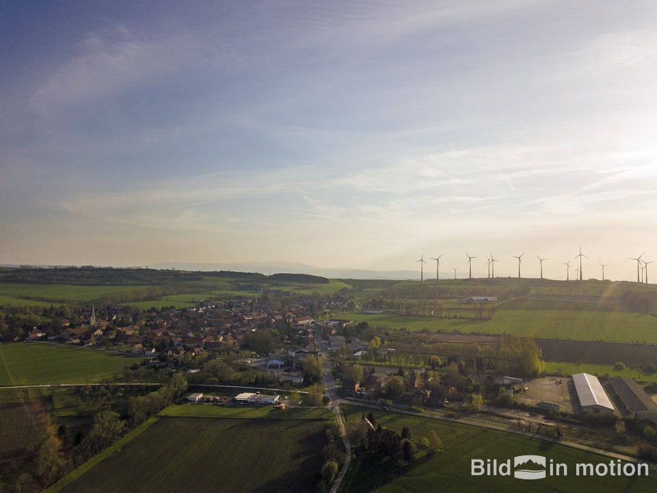 Drohne Luftbild Badersleben Huy